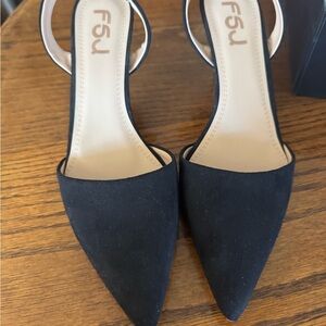 FSJ Black Women's Shoes